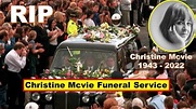 Christine Mcvie Funeral Video | Christine McVie obituary | Christine ...