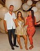 Reality TV Star Kim Kardashian Stuns In A Metallic Gold Dress By Dolce ...