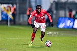 Christ-Emmanuel Maouassa of Nimes during the Ligue 1 match between ...