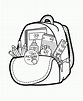Coloring Pages Of School Supplies Coloring Pages