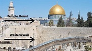 The Western Wall - (is NOT the holiest site for Jews)