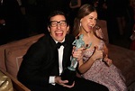 Andy Samberg and his wife, Joanna Newsom, celebrated after the show ...