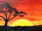 Easy Landscape Drawing For Beginners at PaintingValley.com | Explore ...