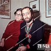 Lucio Dalla with his mother Iole Melotti. Italian singer, Stock Photo ...