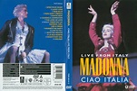 Jaquette DVD de Madonna Ciao Italia Live from Italy - Cinéma Passion