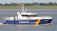 Das 24m lange Boot der Küstenwache BREMEN am 22.06.19 in Bremerhaven ...
