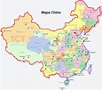 Mapa Chino, Mapa Chino en Español, Mapas de la Ciudad y Provincia de China