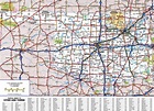 Large detailed roads and highways map of Oklahoma state with all cities ...