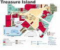 Las Vegas Treasure Island hotel map