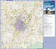 Carte de Stuttgart - Plusieurs cartes de la villes en Allemagne