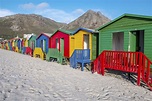 The Vividly Colorful Bo-Kaap Homes and Muizenberg Beach Bungalows in ...