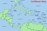 Caribbean Island Map and Destination Guide - Caribeez.com