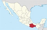 Oaxaca : Mapa geográfico de Oaxaca.