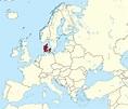 Grande mapa de ubicación de Dinamarca | Dinamarca | Europa | Mapas del ...