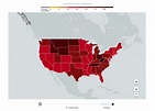 Delta variant danger zones: COVID-19 forecast map