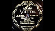 Fess Williams and His Royal Flush Orchestra: Sell It 1929 - YouTube