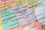 Map of Georgia USA