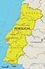 Mapa de Portugal | Algarve, Portugal, Lisboa