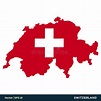 Plantilla Del Logotipo De La Bandera De Suiza Stock de ilustración ...