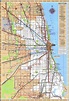 Map of Chicago, USA