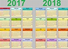 2017-2018 Printable Calendars | Activity Shelter