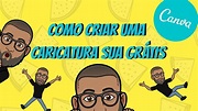 Como criar uma Caricatura Online Grátis com o Canva - Bitmoji - YouTube