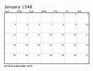 Download 1548 Printable Calendars