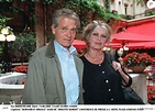 Bernard d'Ormale et Brigitte Bardot- Conférence de presse à l'hôtel ...