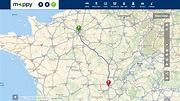 carte mappy via michelin – préparer un itinéraire en voiture – Genertore2