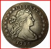 Rare Antique USA United States 1796 Liberty Silver Color Dollar Coin ...