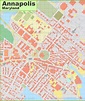 Annapolis downtown map - Ontheworldmap.com