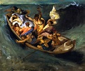Christ On The Sea Of Galilee4 By Eugene Delacroix Print or Painting Reproduction from Cutler Miles.