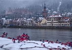 Ciudad Vieja De Heidelberg En El Invierno 5 Imagen de archivo - Imagen ...