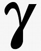 Gamma Greek Alphabet - Gamma Symbol No Background, HD Png Download ...