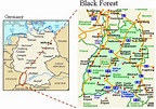 black forest map - Google Search | Black forest germany, Germany map ...