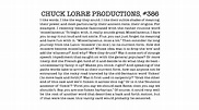 kismetkissed: Chuck Lorre's Vanity Cards