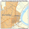Aerial Photography Map of Ferriday, LA Louisiana