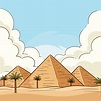 Pirámides egipcias 211680 Vector en Vecteezy