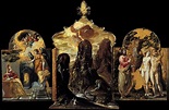 Triptyque de Modène, El Greco, (1541-1614), revers, 1568,galerie ...