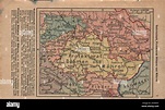 Protektorat Böhmen und Mähren Karte Stockfotografie - Alamy