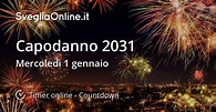 Capodanno 2031 - Timer online - Countdown