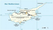 Mapa de Chipre. ( Cyprus Island ) | Chipre, Pafos, Islas