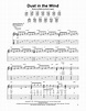 Dust In The Wind (Easy Guitar Tab) - Print Sheet Music Now