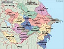 azerbaijan political map. Illustrator Vector Eps maps. Eps Illustrator ...