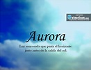 Definición de Aurora - ElNoti.com