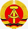Bandeira, Alemanha Oriental, Emblema Nacional da Alemanha Oriental ...