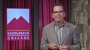 Dr. Elliot Stern President Saddleback College Welcomes Students - YouTube