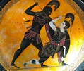 Achilles and Penthesilea fall in love at the moment he kills her. From ...