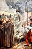 The burning of John Huss, 6 July 1415 (1913) Giclee Print by Arthur C ...