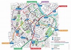 Map of Vienna tourist attractions, sightseeing & tourist tour